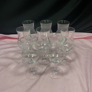 Elegant Clear Wine Glasses Set of 8.